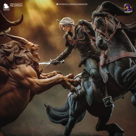 Witcher : Ciri vs Manticore
