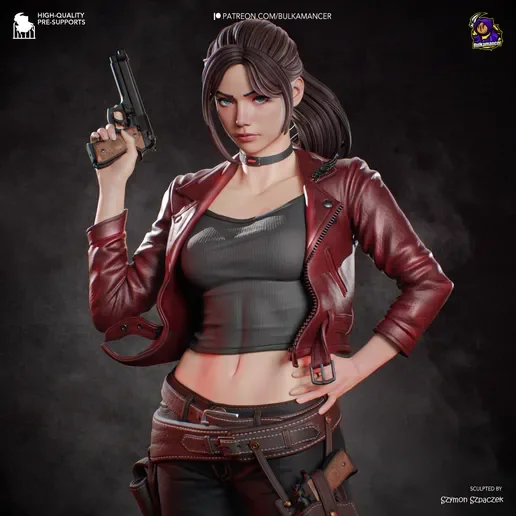 Claire Hand Painted Collectible Statue