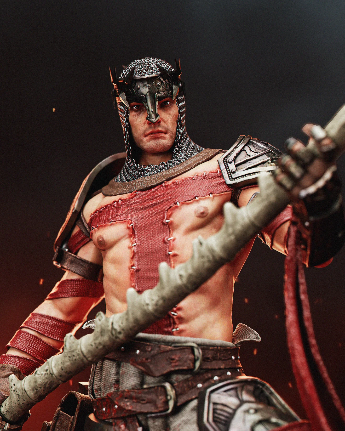 Dante Inferno Hand Painted Collectible Statue