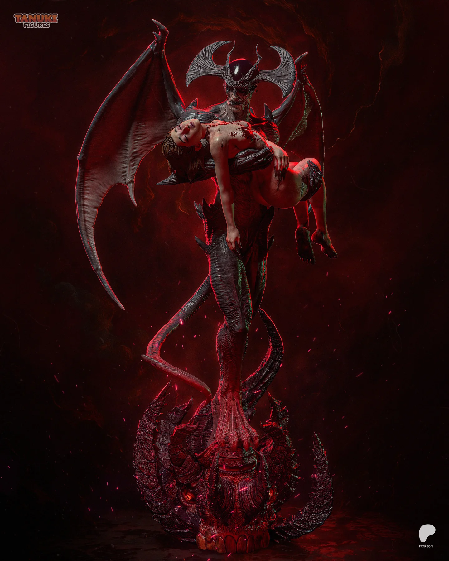 Devilman - Fullsize Hand Painted Collectible Statue