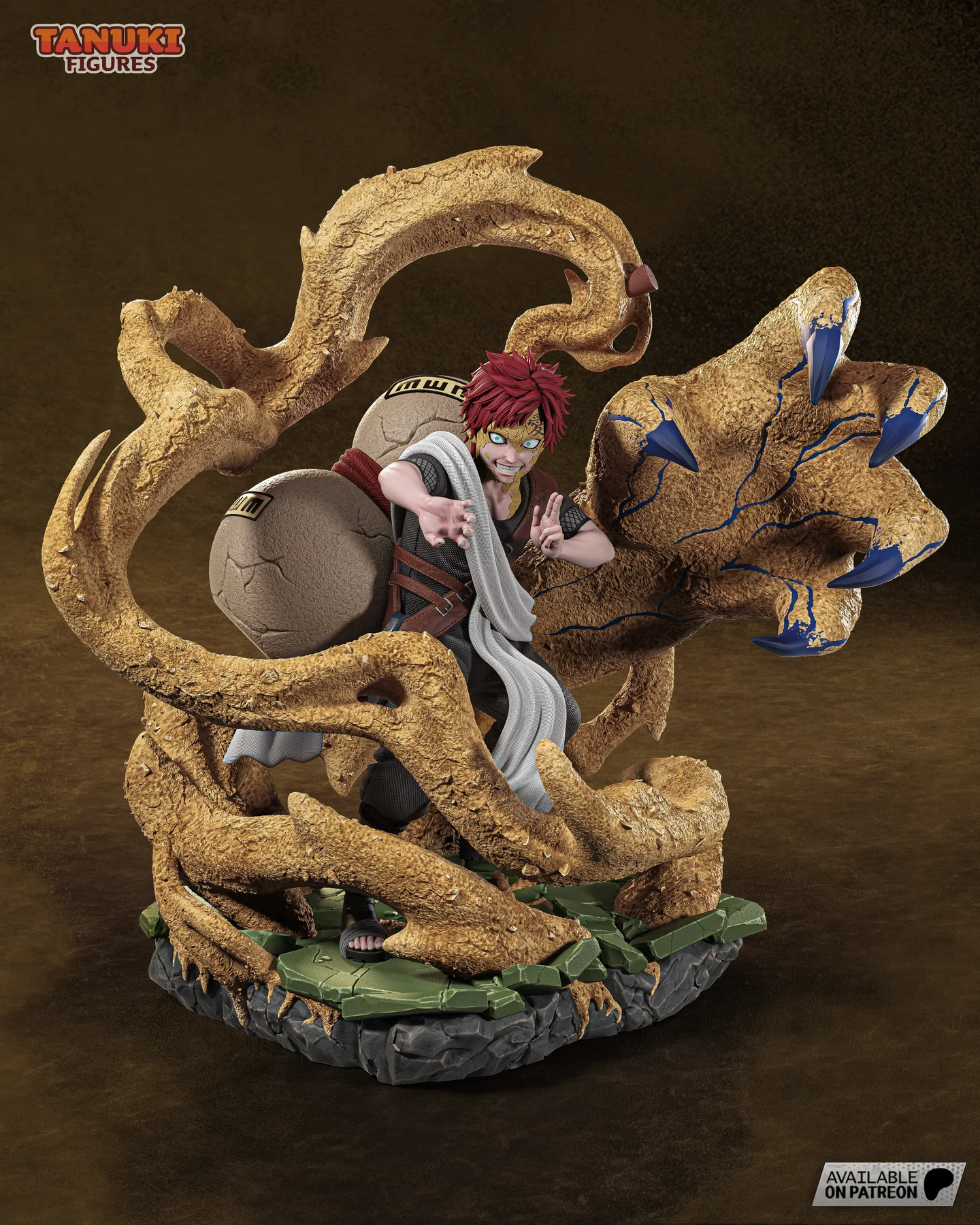 Gaara - Naruto - Fullsize Hand Painted Collectible Statue