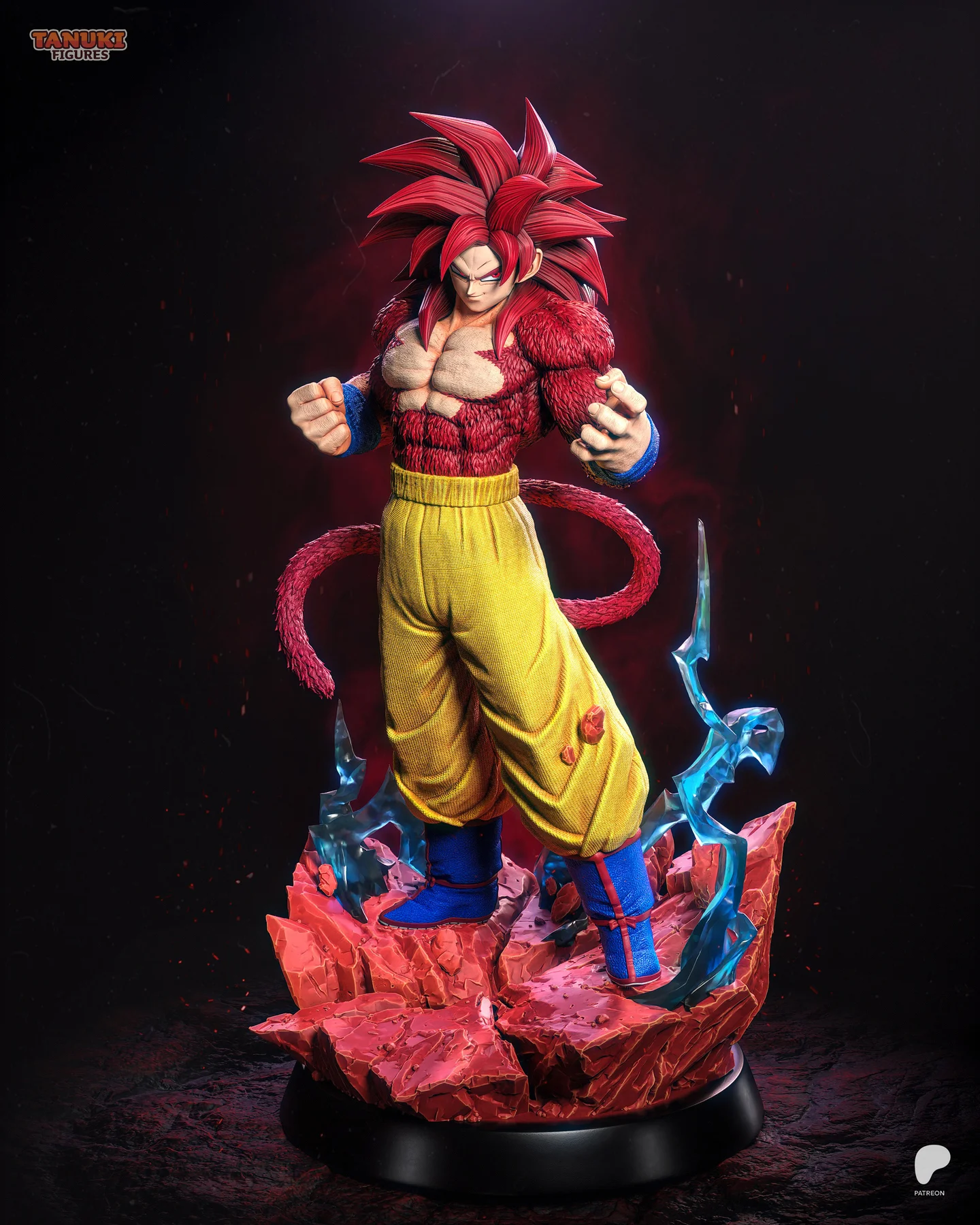 Goku SSJ4 - Dragon Ball - Fullsize Hand Painted Collectible Statue