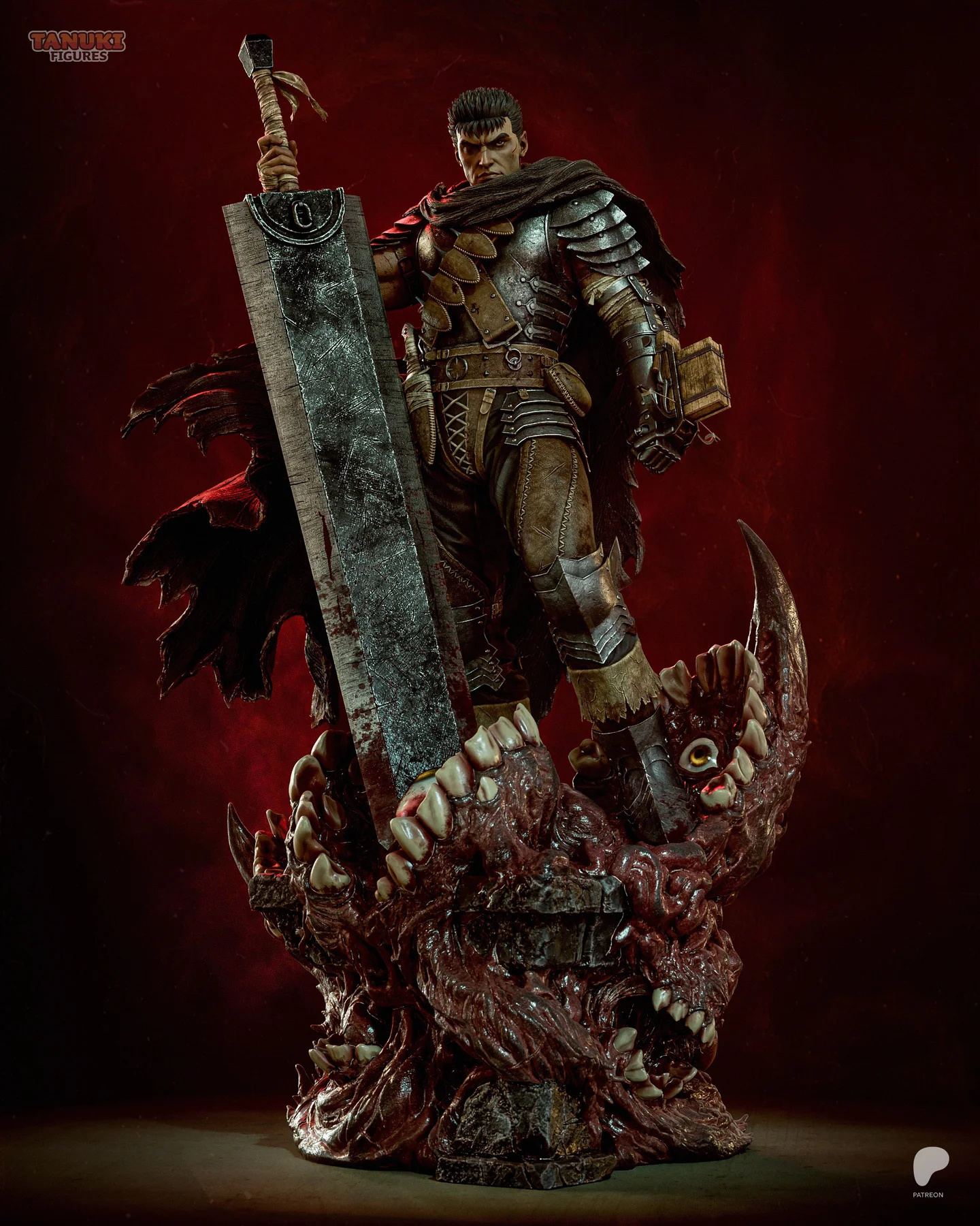 Guts - Berserk - Fullsize Hand Painted Collectible Statue
