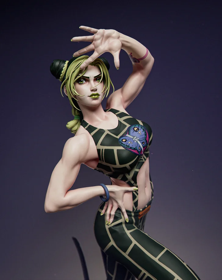 Jojos Bizarre Adventure - Jolyne Kujo Hand Painted Collectible Statue