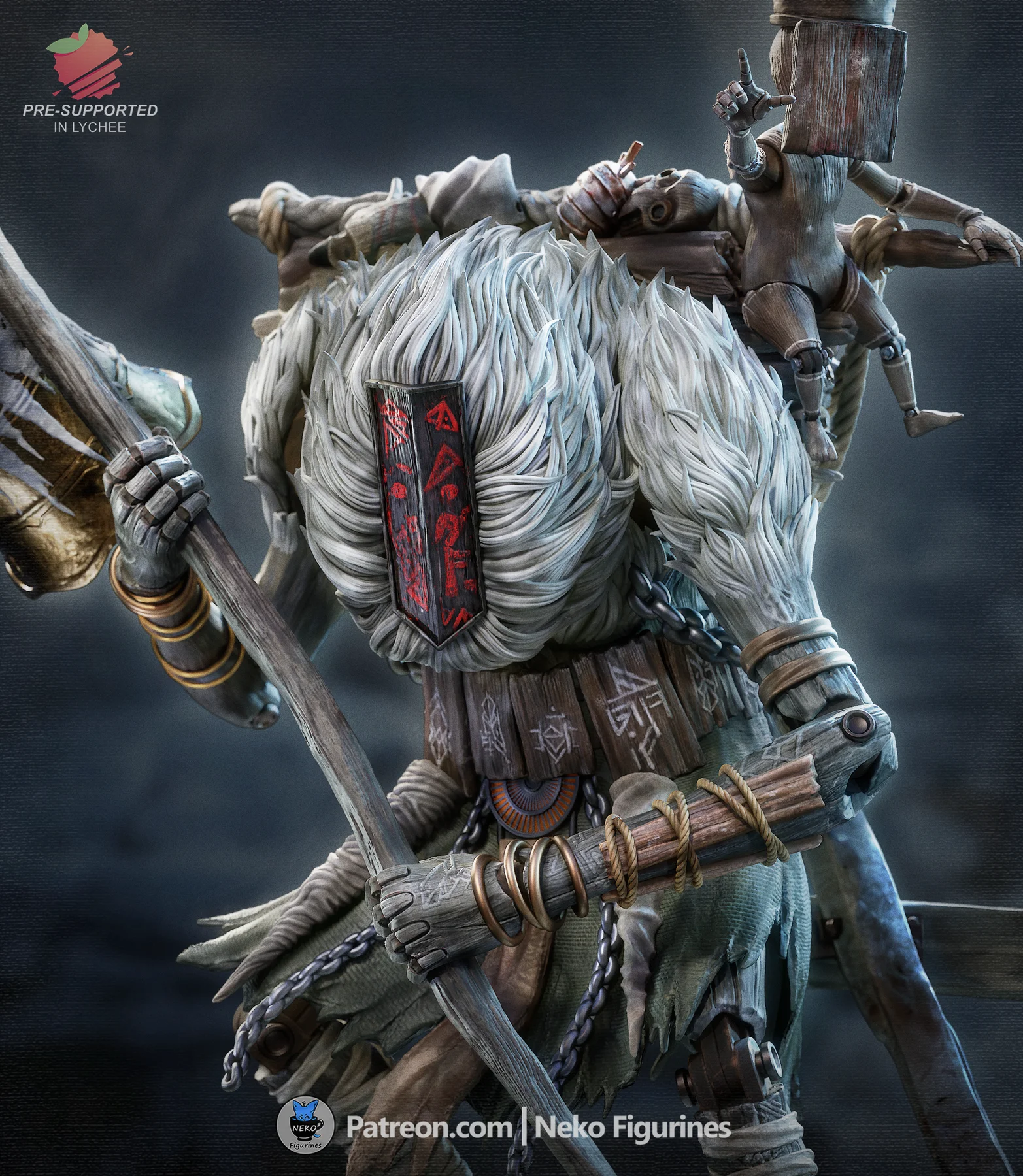 Monoco - Expedition 33 Game Hand Painted Collectible Statue