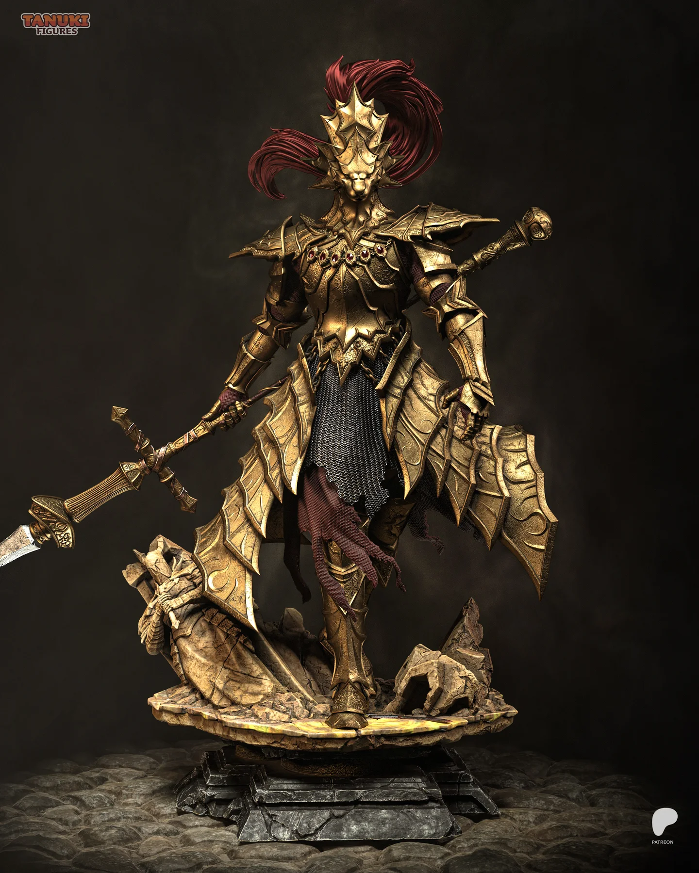 Ornstein - Dark Souls Hand Painted Collectible Statue