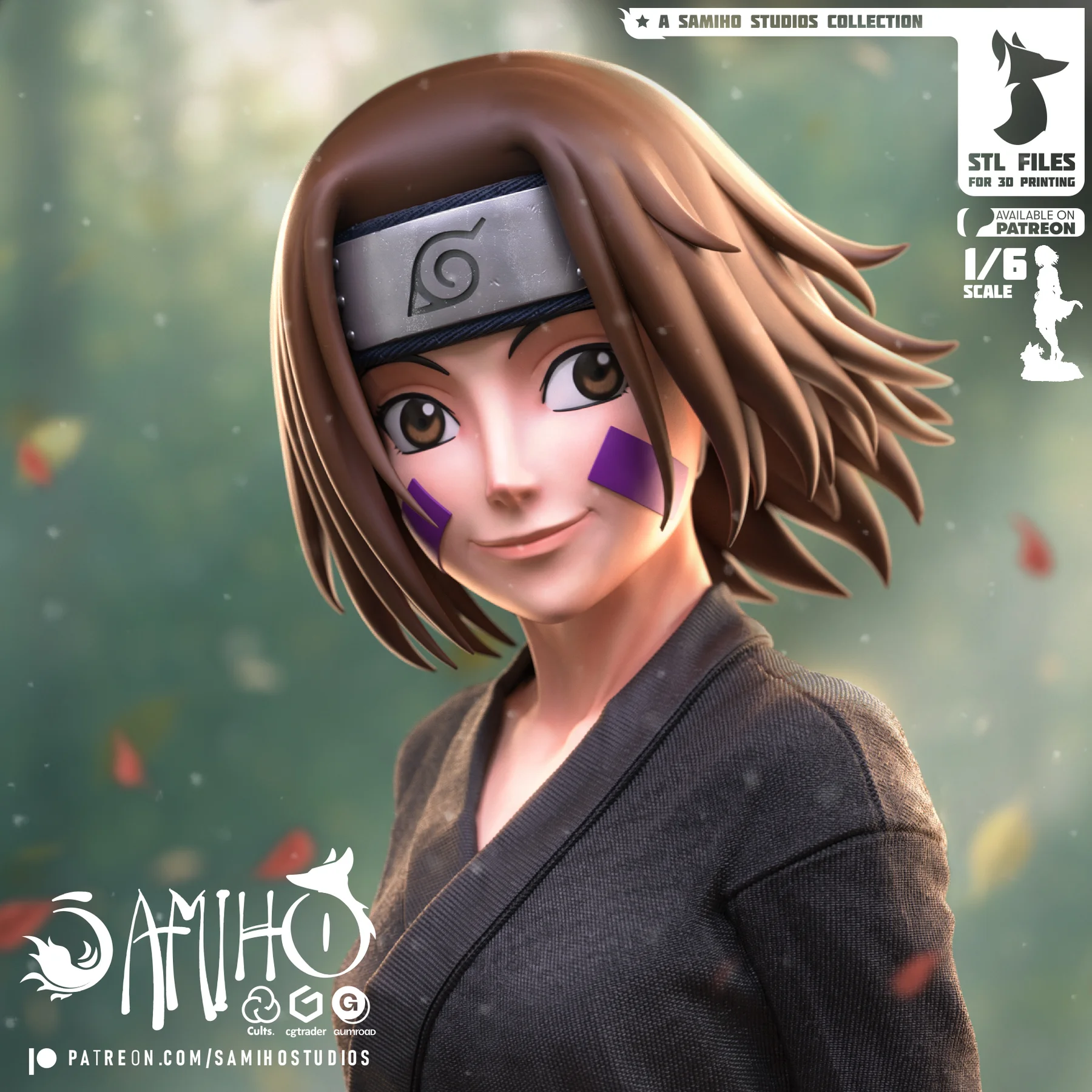 Nohara Rin Hand Painted Collectible Statue