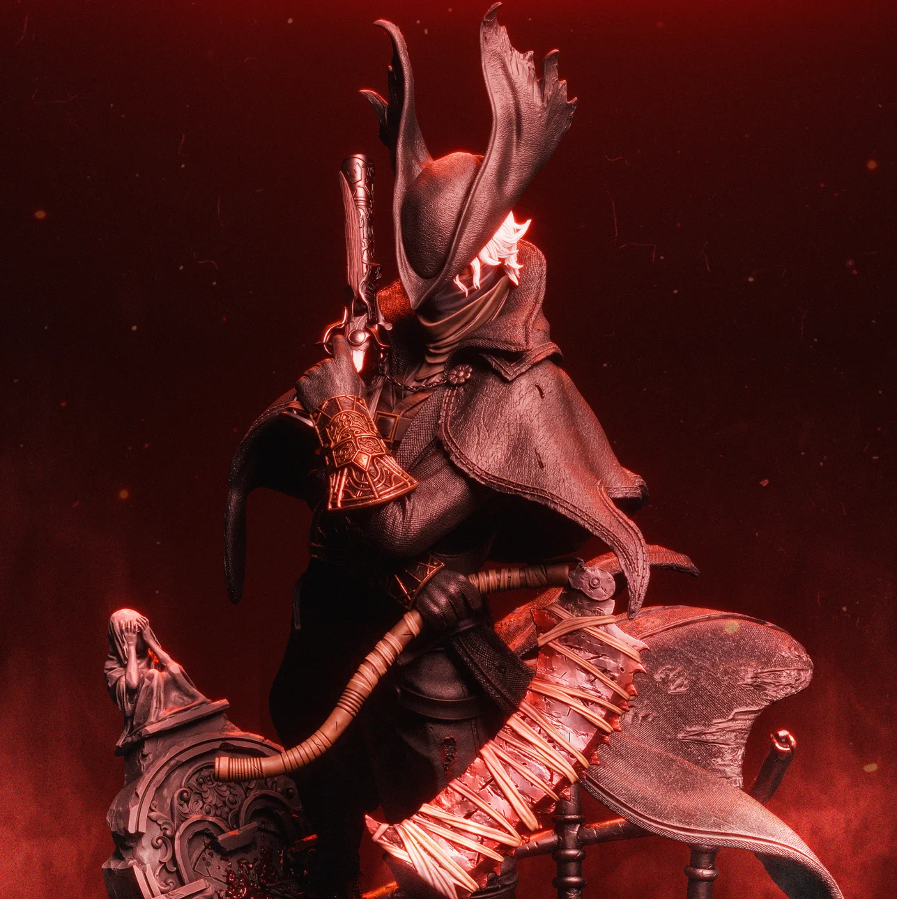 The Hunter Hand Painted Collectible Statue