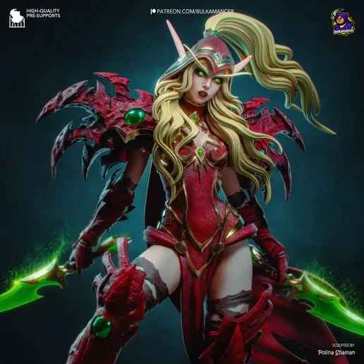 Valeera Hand Painted Collectible Statue