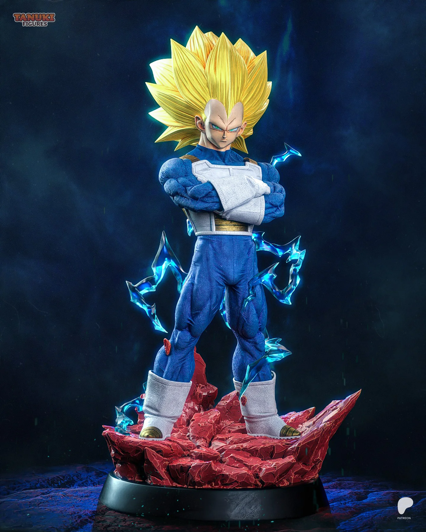Vegeta SSJ3 - Dragon Ball - Fullsize Hand Painted Collectible Statue
